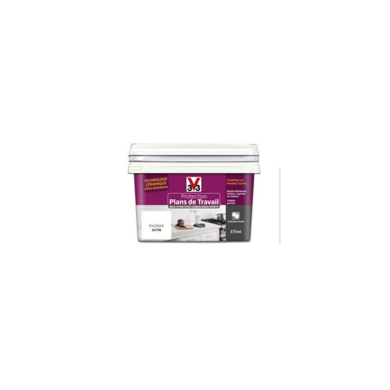 Protection Plan De Travail V33 Incolore Satin