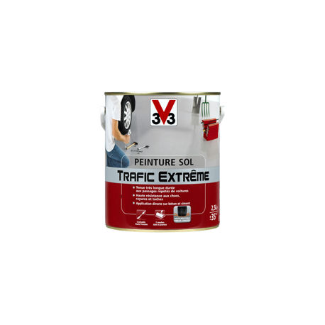 Peinture V33 sol à base de résine alkyde uréthane Climat extrême 5L et 2.5L