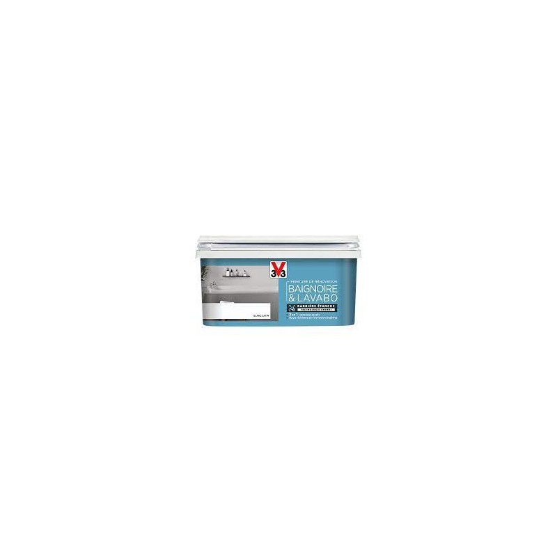 Peinture De Rénovation Baignoire & Lavabo V33 1L Blanc Satin