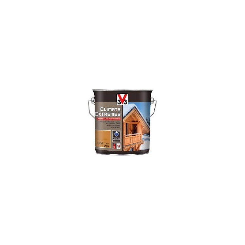 Peinture bois CLIMATS EXTREMES mat blanc - pot 2l 