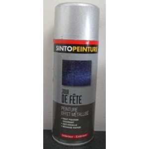 Bombe de peinture Multi-supports JULIEN effet gris métallisé 400 ml