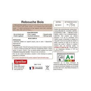 Rebouche Bois SYNTILOR