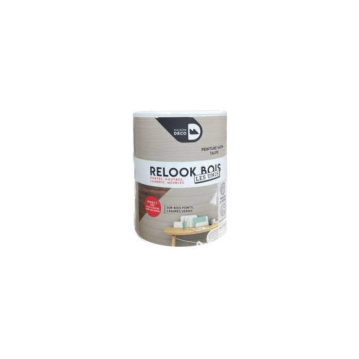 Peinture RELOOK BOIS Les Unis MAISON DECO Satin