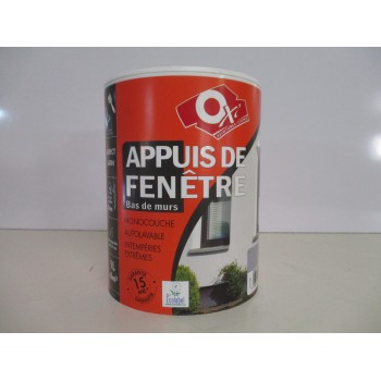 Peinture appuis de fenêtre et bas de murs