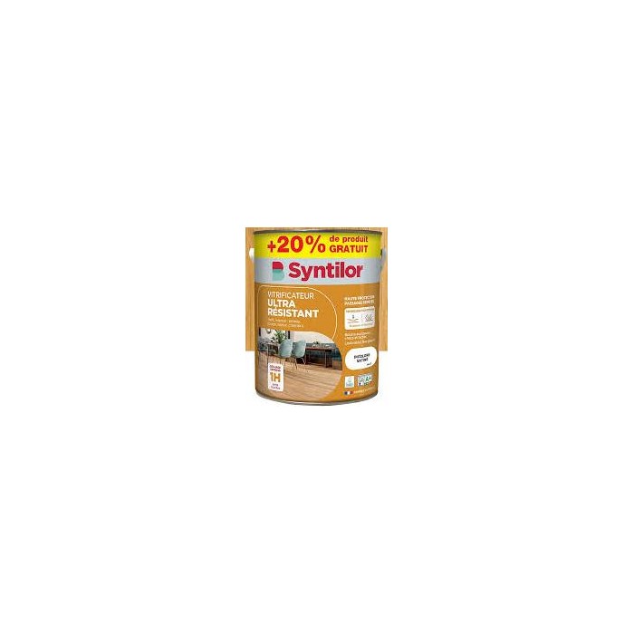 Vitrificateur Ultra Résistant SYNTILOR 5L+20% Gratuit Incolore