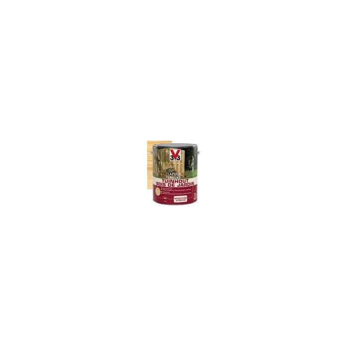 Lasure Bois De Jardin V33 2.5L+20% Gratuit Incolore Mat