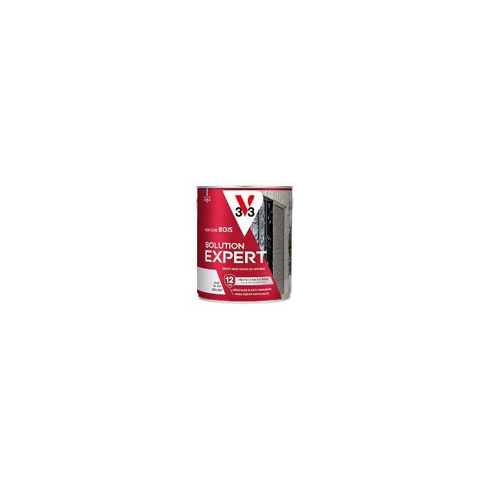 Peinture Bois Solution Expert V33 2.5L Blanc Brillant