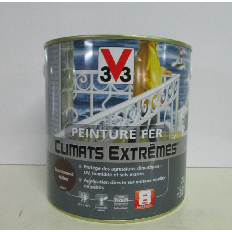 Peinture bois CLIMATS EXTREMES mat blanc - pot 2l 