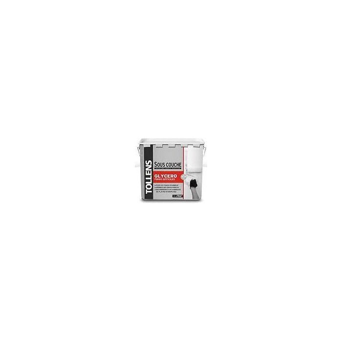 Sous-couche Glycéro Fonds Difficiles TOLLENS 2.5L Blanc Mat