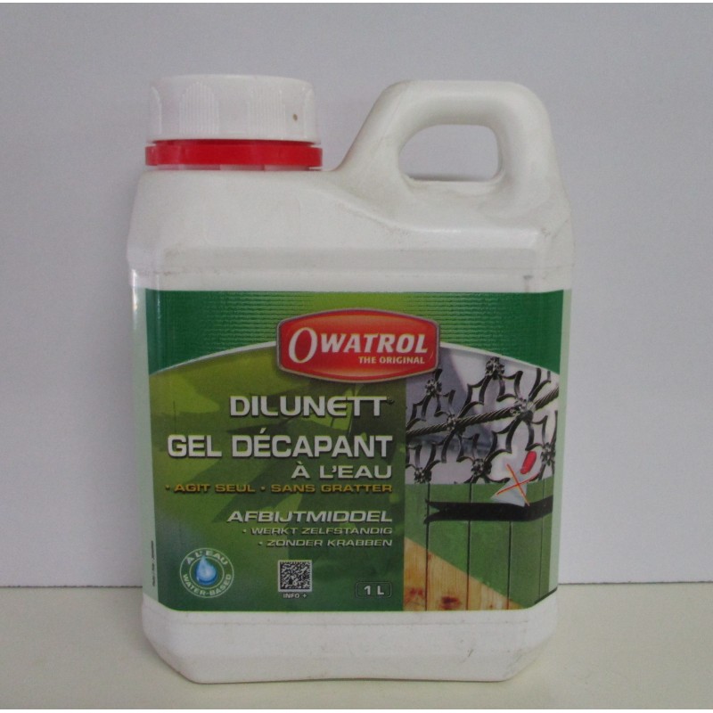 Dilunett gel décapant à l'eau OWATROL 1L