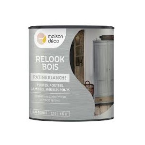 Patine Blanche Relook Bois...