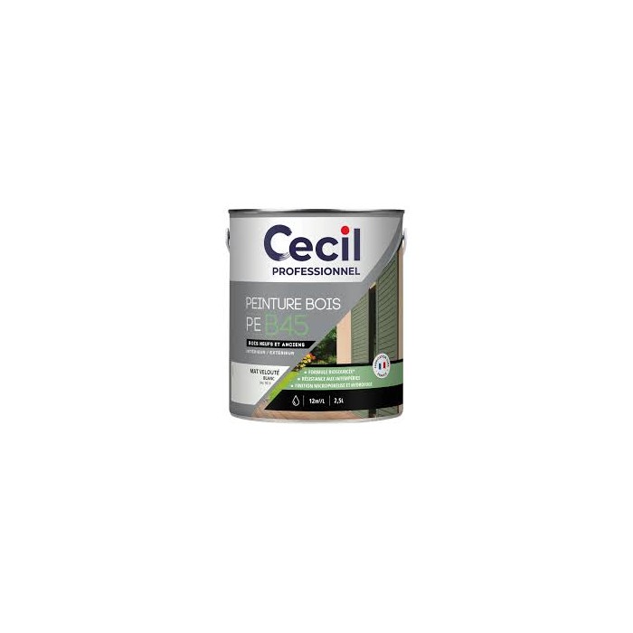 PEB45 Peinture Bois CECIL PROFESSIONNEL 2.5L
