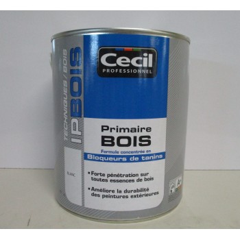 Primaire IP bois CECIL PROFESSIONNEL 2.5L blanc