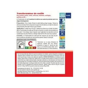STOP ROUILLE Transformateur...