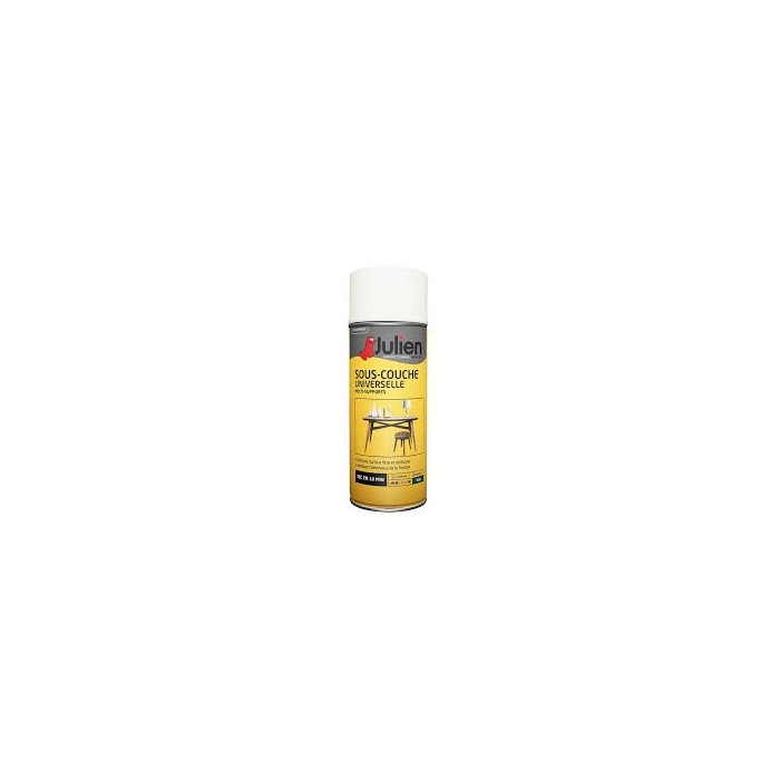 Sous-couche Universelle Multi-supports JULIEN Aérosol 400ML Blanc Satin