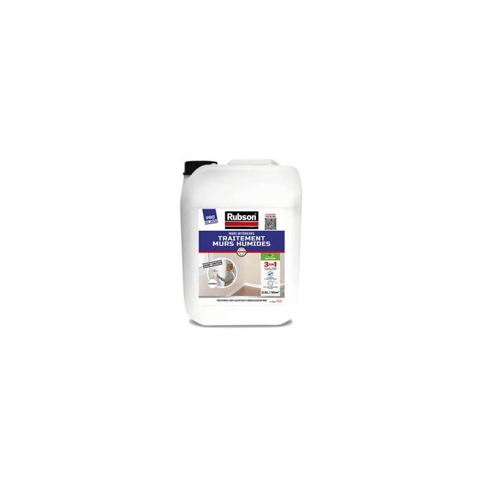 Traitement Murs Humides PRO AS 2930 RUBSON 2.5L Incolore
