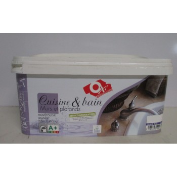Peinture cuisine et bain OXI 2.5L blanc mat