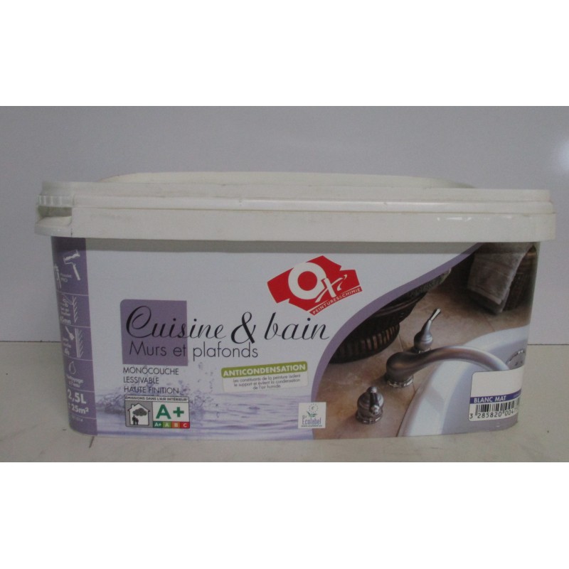 Peinture Cuisine Et Bain Oxi 25l Blanc Mat En Promotion