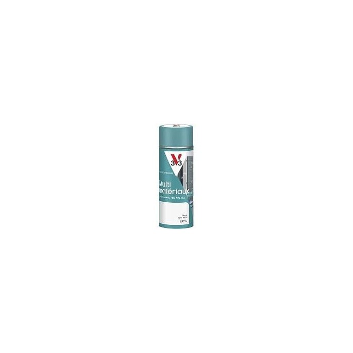 Peinture Extérieure Multi-matériaux V33 Aérosol 400ML Blanc Satin