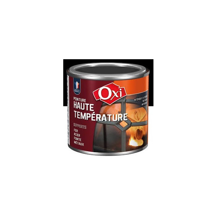 Peinture Haute Température OXI 125ML Noir Satin