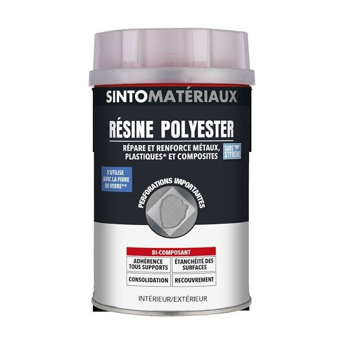 Résine Polyester SINTO MATERIAUX 1100G-20ML