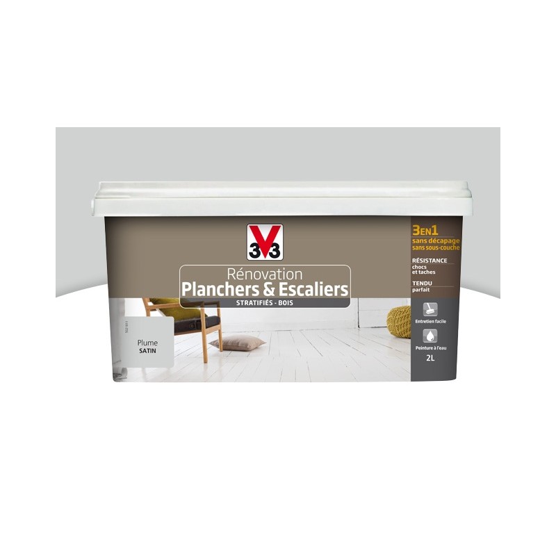 Rénovation planchers & escaliers V33 750ml/2L satin