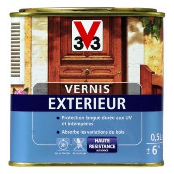 Sous-Couche Lasure Bois Intérieur Et Extérieur Bois Noircis V33, 0.5 L  Incolore