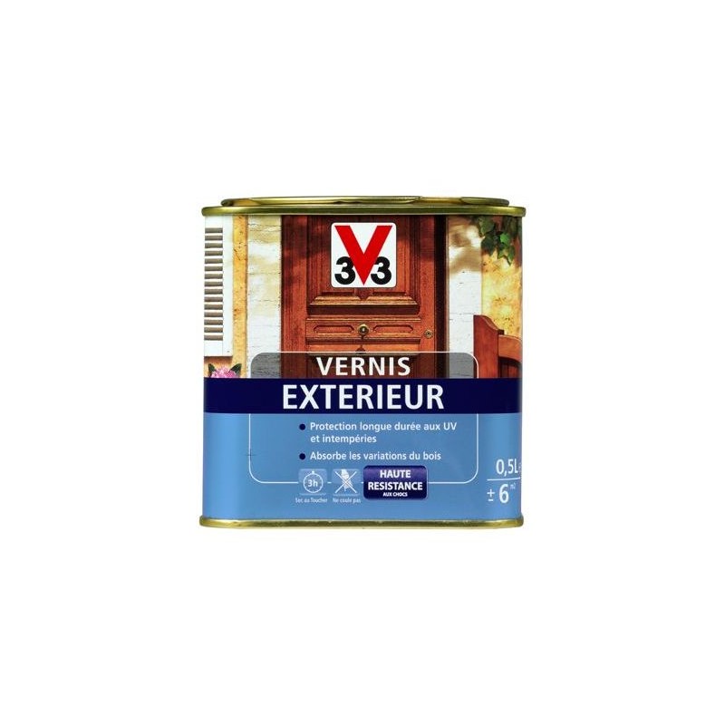 Vernis Extérieur V33 Ton bois 0.5L/1L