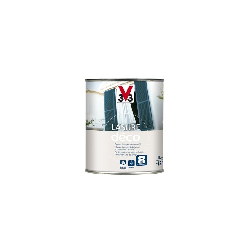 Lasure Déco Opaque Mat V33 Couleur 1l Et 25l