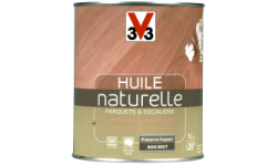 Huile naturelle parquets et escaliers V33 2.5l Mat