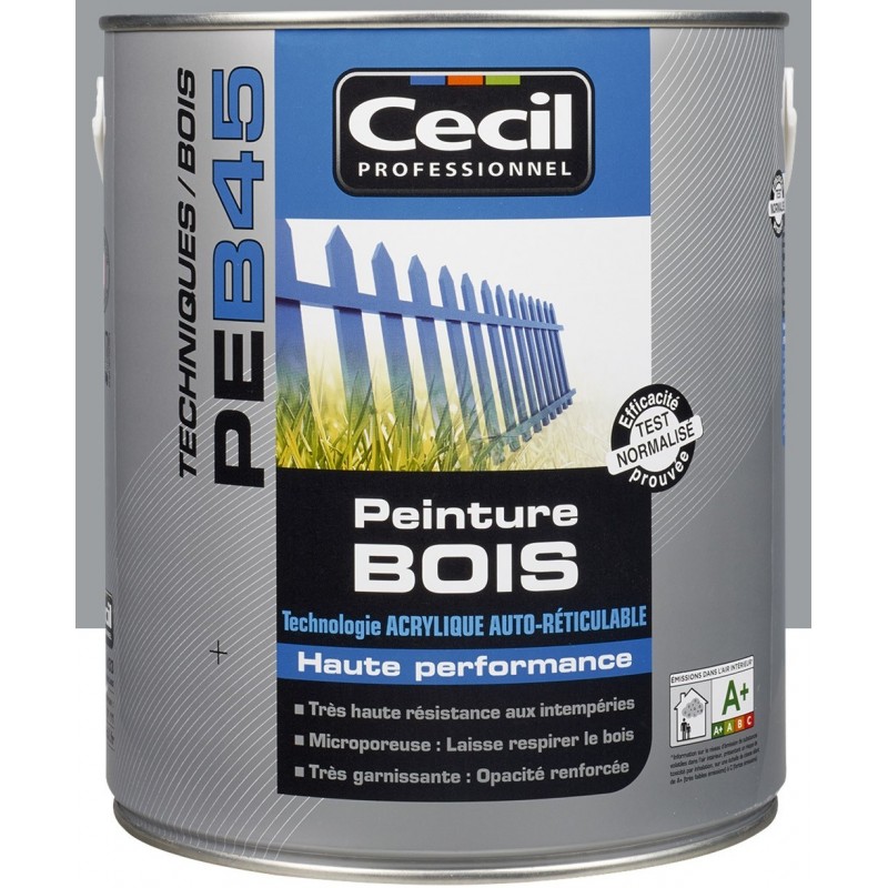 PEB45 Peinture Bois CECIL PROFESSIONNEL 2.5L
