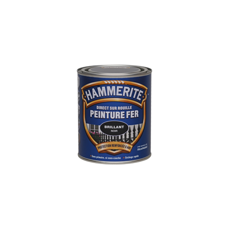 Peinture fer Hammerite Direct sur Rouille brillante