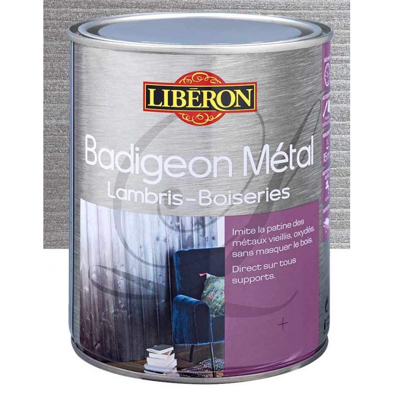 Badigeon Métal Lambris Boiseries LIBERON 1L/2L Satiné