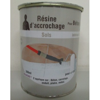 Résine d'accrochage pour...