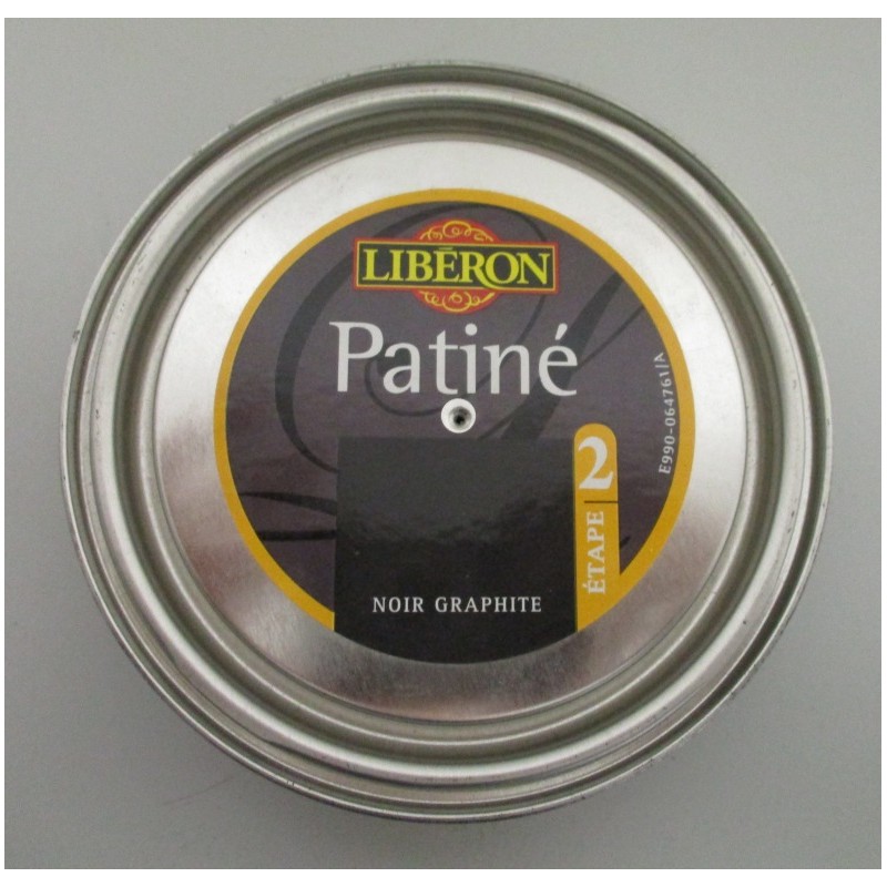 Patine noire pour métaux type hématite 