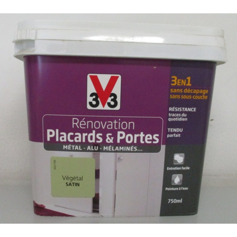 Peinture meuble et boiserie Rénov' SYNTILOR noir mat 250 ml